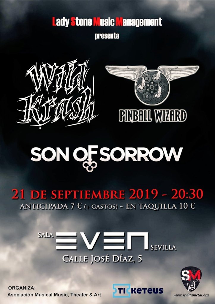 Esquirlas de Metal (@esquirlasdmetal) on Twitter photo 🍺 Ya se os ha pasado la resaca del fin de semana? 🍻
Si ya tienes ganas de concierto y de fin de semana te proponemos plan para el sábado!
<a href="/WildKrash/">WILD KRASH</a> @pinballwizardse <a href="/SonSorrow/">SonOfSorrow</a>
A las 20:30 en la Sala Even
No faltes! 🍺 Ya se os ha pasado la resaca del fin de semana? 🍻
Si ya tienes ganas de concierto y de fin de semana te proponemos plan para el sábado!
<a href="/WildKrash/">WILD KRASH</a> @pinballwizardse <a href="/SonSorrow/">SonOfSorrow</a>
A las 20:30 en la Sala Even
No faltes!