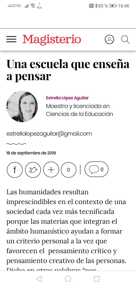 starpy's tweet photo. Fomentemos una escuela que enseña a pensar desde edades tempranas. #educacion  magishttps://www.magisnet.com/2019/09/una-escuela-que-ensena-a-pensar/ vía @Magisnet https://t.co/KUeom9mK9U