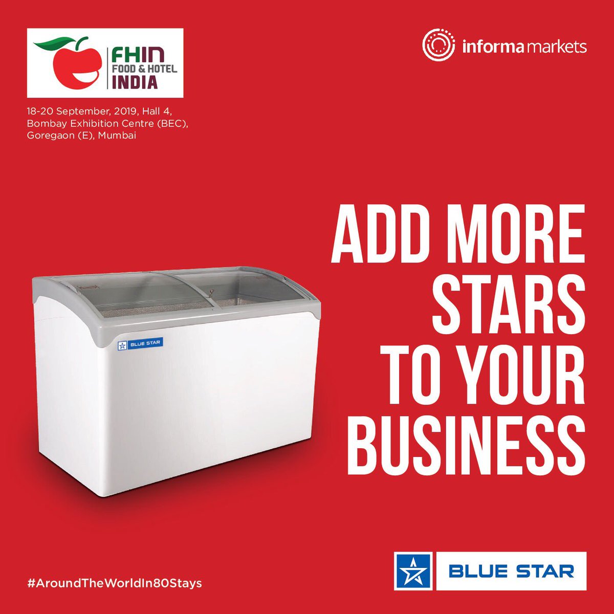 FoodandHotelIN's tweet photo. It’s going to a ‘starry’ affair at #FHIN2019 with companies like @BlueStarCare joining in to decode the ongoing as well as future trends of the industry. Register today to join the talk for tomorrow:
https://t.co/VZWqOpOEWp

#AroundTheWorldIn80Stays #IICC #HSS #FHIN https://t.co/Akgv2a0b9C