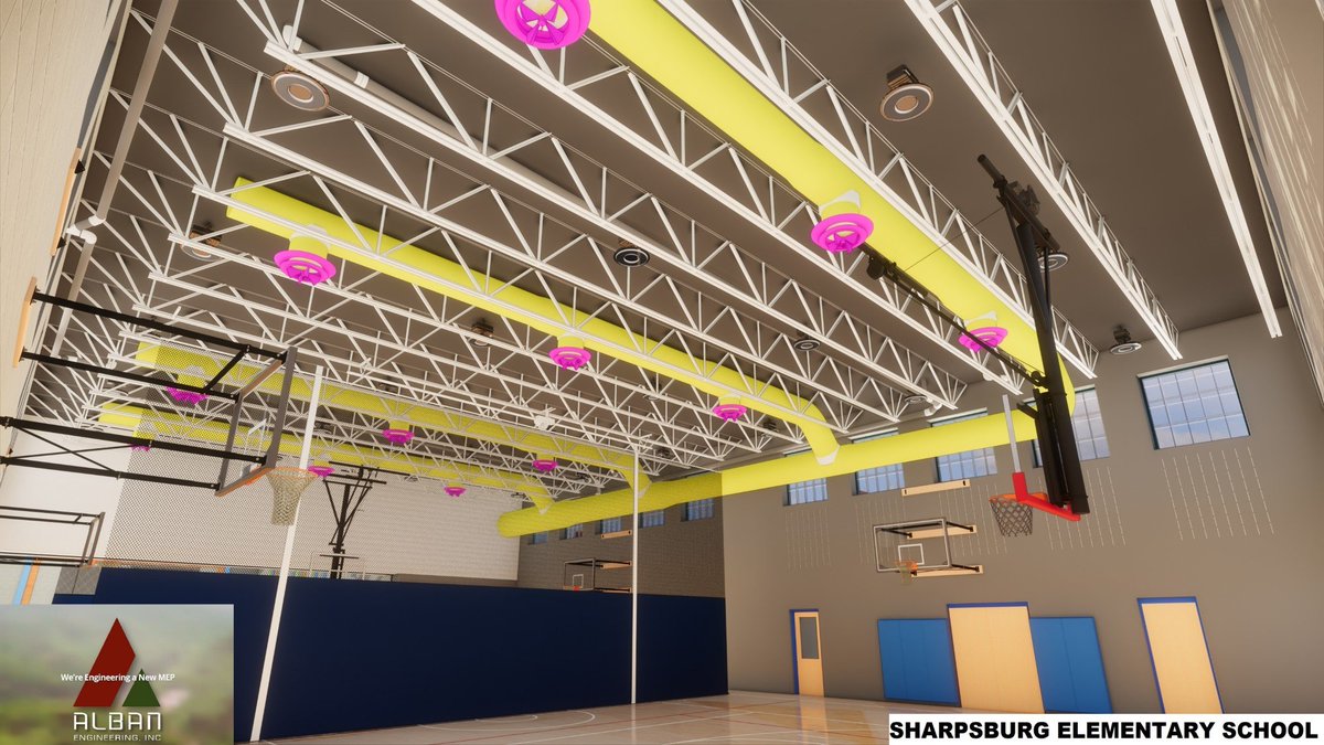 AlbanEngineers's tweet photo. Sharpsburg Elementary School, out of @wcpsmd is under construction, and we can't wait to see the finished product!

In the meantime, check out our MEP designs that are being implemented into the new school!
@SEIArchitects
#Sharpsburg #SEI #MEP #Engineering #AlbanEngineering https://t.co/MdV1UwXHom