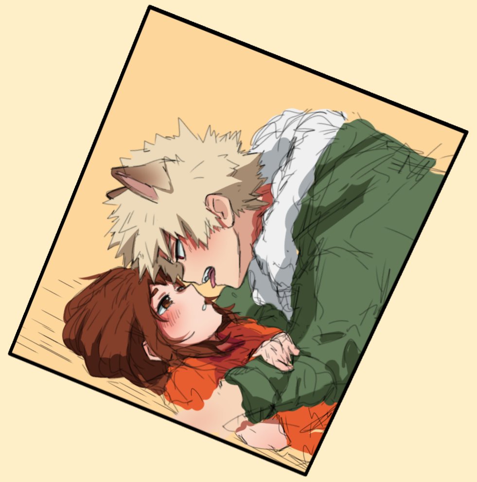Echo1069479's tweet photo. Werewolf &amp; Witch ! #勝茶 #kacchako https://t.co/e3pa0uIRte