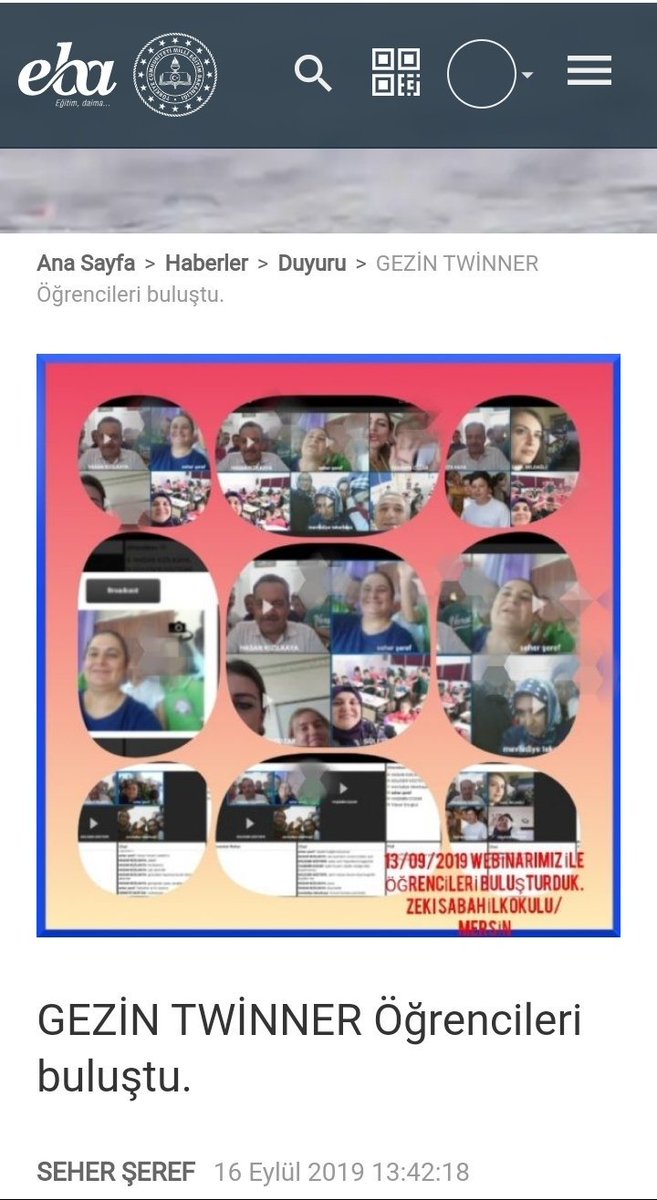 Ögrenci webinarimiz.