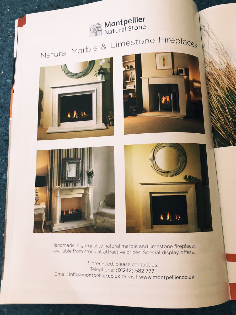 MontpellierNS's tweet photo. Good to be back in #FireplaceSoecialistMagazine @Jan210848 #fabulousfireplaces #AW2019 #SeptemberIssues #LFW2019 #marblefireplace https://t.co/KgXT5LO8Xp