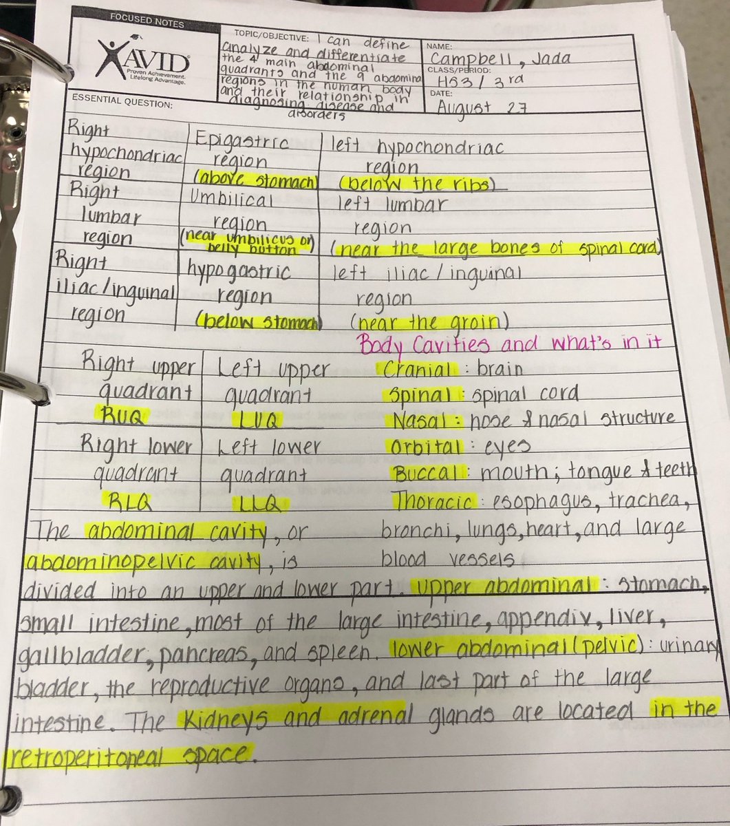 AvidMchs's tweet photo. AVID strategies used in the classrooms @high_marlboro 
#consistency #thisisAVID #345marlboro #mchAVID https://t.co/3NJ88Me3pH