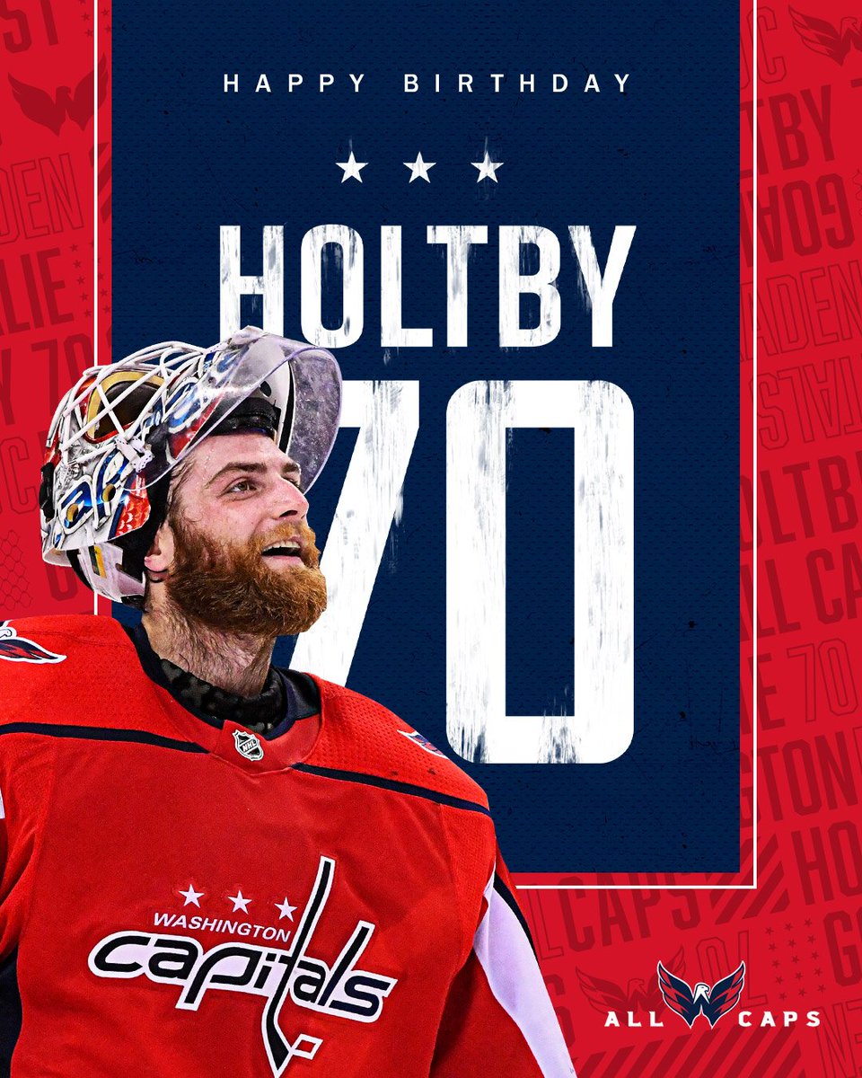 Capitals's tweet image. Happy Birthday to the #Holtbeast