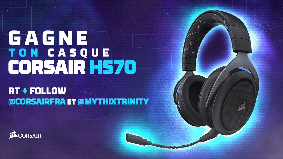 Trinity • #Trinitrip 🇹🇭 (@mythixtrinity) on Twitter photo À l'occasion de mon anniversaire 🎉 qui était la semaine dernière, je vous propose de remporter mon 🎧 casque HS70 de chez <a href="/CORSAIRFRA/">CORSAIR France</a> 🔥
➡️ RT
➡️ Follow <a href="/CORSAIRFRA/">CORSAIR France</a> et <a href="/mythiXTrinity/">Trinity • #Trinitrip</a>
Bonne chance 🍀 TAS : 23/09 À l'occasion de mon anniversaire 🎉 qui était la semaine dernière, je vous propose de remporter mon 🎧 casque HS70 de chez <a href="/CORSAIRFRA/">CORSAIR France</a> 🔥
➡️ RT
➡️ Follow <a href="/CORSAIRFRA/">CORSAIR France</a> et <a href="/mythiXTrinity/">Trinity • #Trinitrip</a>
Bonne chance 🍀 TAS : 23/09