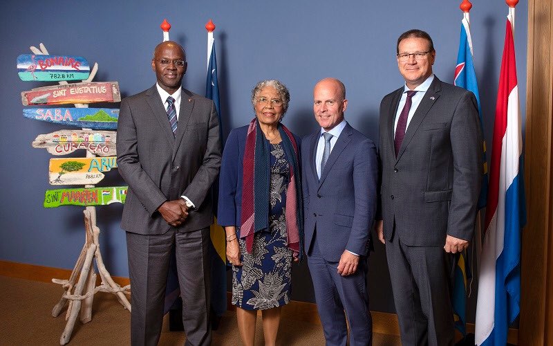 Staatssecretaris @RaymondKnops ontvangt de Gouverneurs van Aruba, Curaçao en Sint Maarten voor het halfjaarlijks overleg. Op de agenda o.a. de actuele (financieel-economische) situatie van de landen, waaronder de gevolgen van de crisis in Venezuela. #koninkrijksrelaties