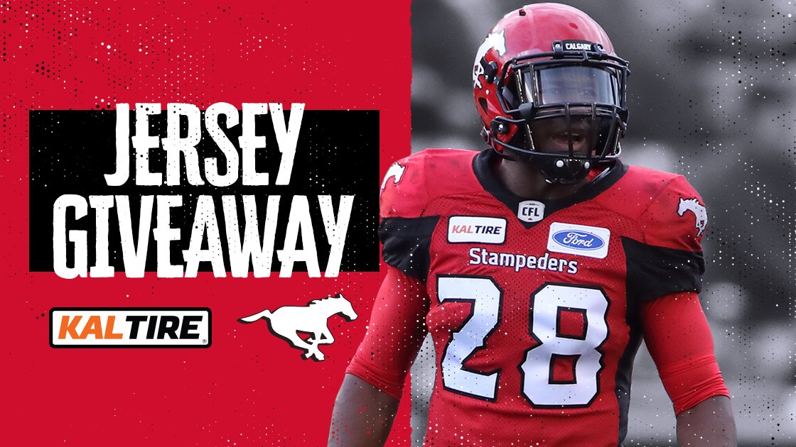 calstampeders's tweet photo. Your Stampeders are on the road this week but we know Calgary has our back! Show your support with a RT &amp; be automatically entered to win a Stampeders jersey courtesy of @KalTire! https://t.co/rVTSjPYZZE