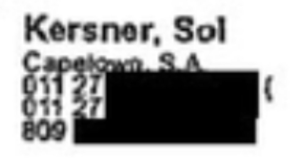 Sol Kerzner is the property and gambling magnate who created the infamous Sun City in an independent black state within South Africa. He also worked closely with Donald Trump and was close friends with Sarah Ferguson, David Blaine and Naomi Campbell.  https://www.dailymail.co.uk/tvshowbiz/article-1305872/Duchess-York-Sarah-Ferguson-eighth-foreign-break-year.html