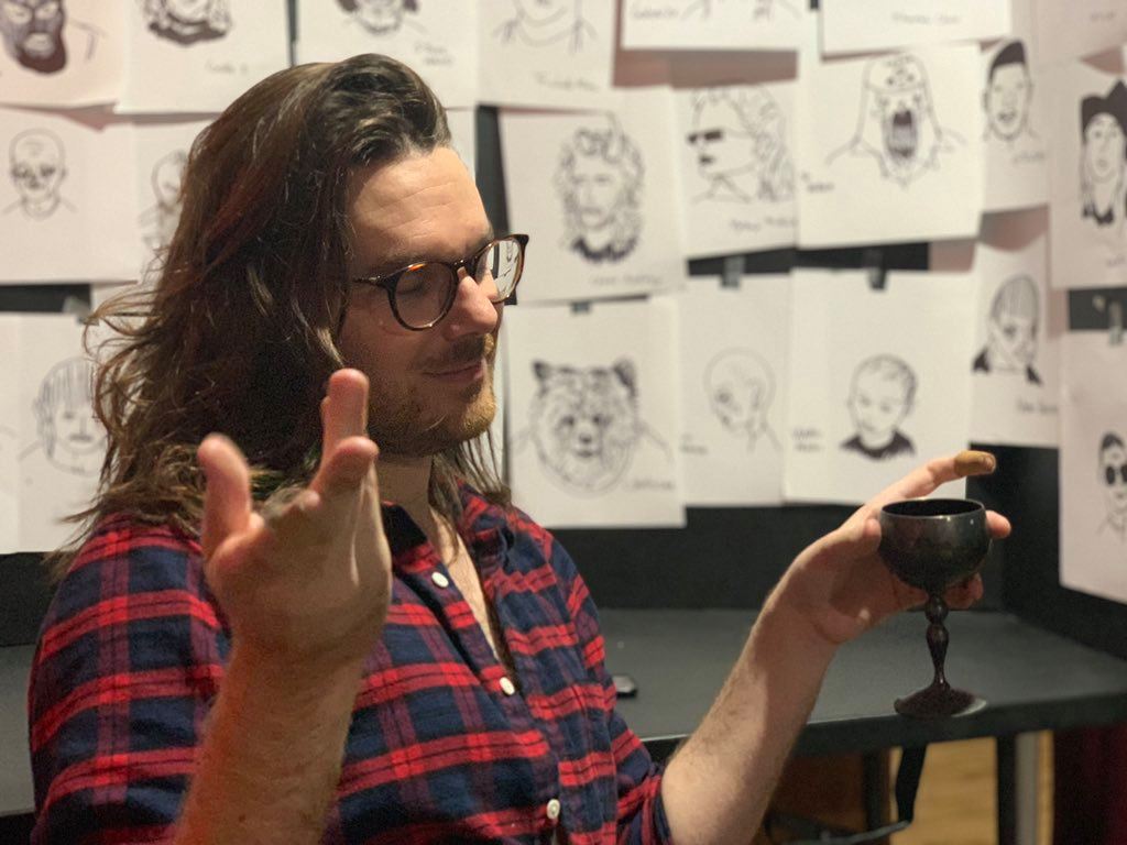 NeoScum's tweet image. On this day... it is @gannonreedy's birthday!!! Happy birthday to our iconoclast game master, our warrior poet prince, our baby sitter, our destroyer, and 💖our friend💖!!! We love YOU!!!