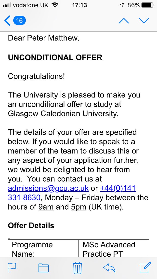 After nearly 20 years I’m back to being a student in Glasgow again. Going to pick up my snapfax tomorrow. Who’s up for the Garage on Sunday night? 😂
