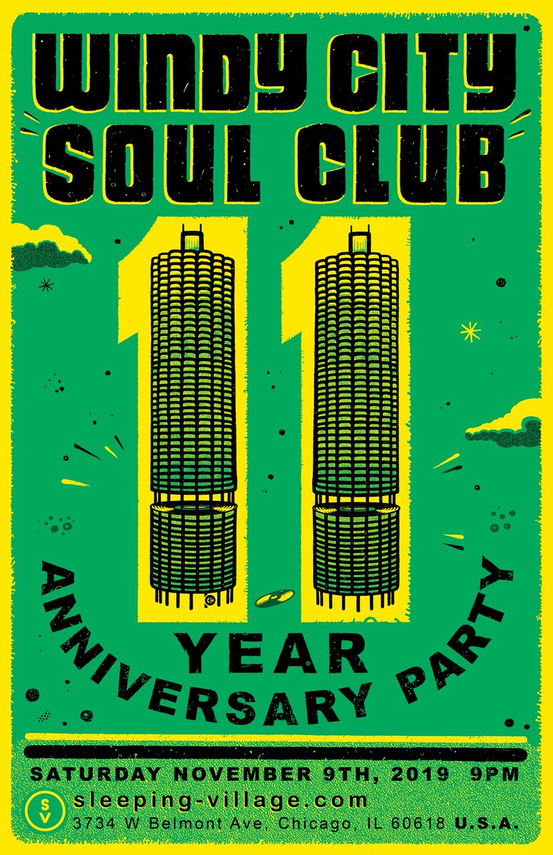 CHema Skandal! ✌🏿👹🏴 (@chemaskandal) on Twitter photo #WindyCitySoulClub <a href="/soulclub45/">Windy City Soul Club</a> IS BACK ! Now at <a href="/Sl33pingVillag3/">Sleeping Village</a>
11 YEARS of the best #Soul club in town facebook.com/events/4439044… #WindyCity #MarinaCity #WindyCitySoulClub <a href="/soulclub45/">Windy City Soul Club</a> IS BACK ! Now at <a href="/Sl33pingVillag3/">Sleeping Village</a>
11 YEARS of the best #Soul club in town facebook.com/events/4439044… #WindyCity #MarinaCity