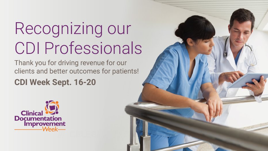 coniferhealth's tweet image. Happy #CDIWeek! Thanks to our @coniferhealth #CDI experts for their dedication to our clients!