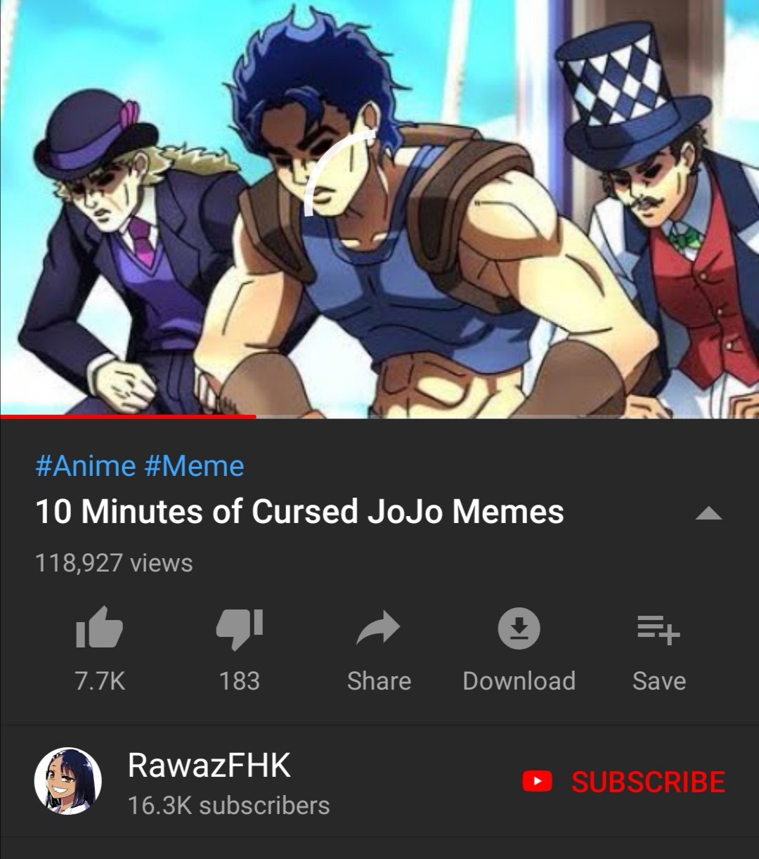 10 Minutes of Cursed JoJo Memes 