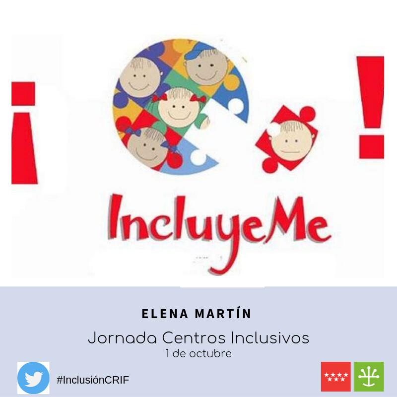 msgraciani's tweet photo. Abierto plazo de inscripción Jornada Centros Inclusivos #InclusiónCRIF #RedFormaciónMadrid @CRIFAcacias   Incríbete https://t.co/c2RkDCf2gw https://t.co/VHUZTGVjDB
