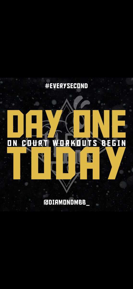 DiamondMBB's tweet image. On floor workouts begin today at 5p!!! #EverySecond