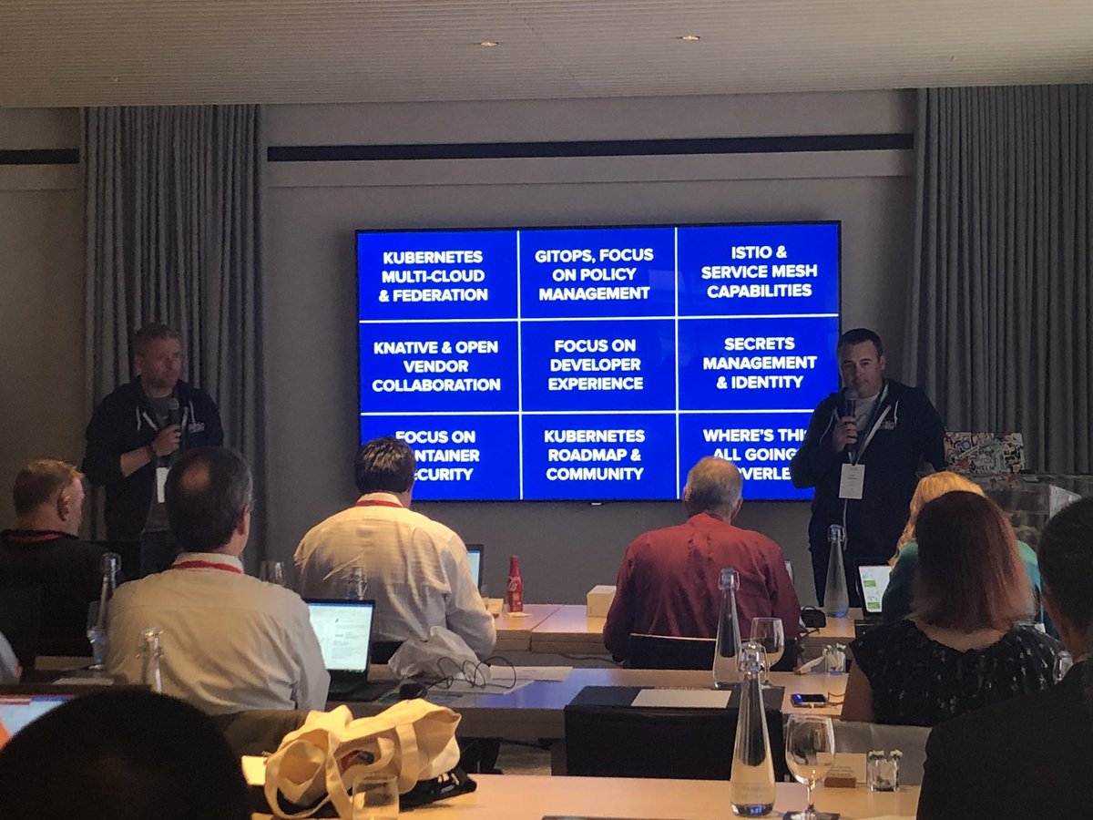 rhoshimi's tweet photo. Our version of Jeopardy! Excited to have our #Anthos partner @ArctiqTeam sharing perspectives and learnings #anthosday https://t.co/MY2BfqaLle