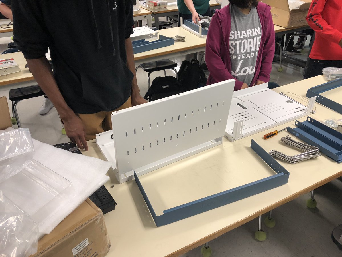 A huge thank you to <a href="/FrankCatheyJr/">Frank Cathey Jr</a> and <a href="/dghudson12/">Dr. Dale Hudson</a> classes for assembling our student laptop JAR systems. <a href="/LHSintheNews/">LaVergne High School</a>
