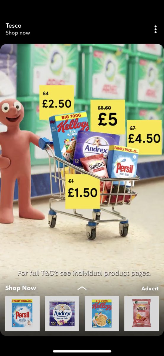 antonyj_246's tweet photo. @Tesco think you have an error in your snapchat advert.... some prices have increased? https://t.co/LFdQ5TN1WH