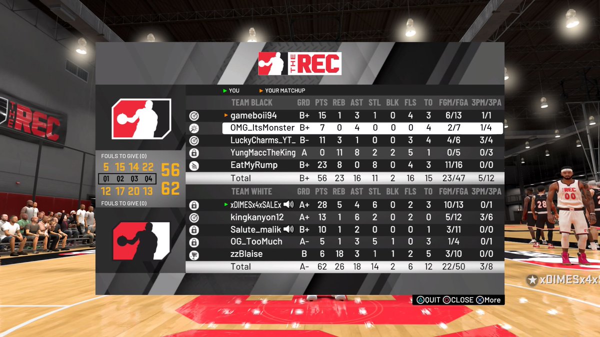 i90_Brickz's tweet photo. Today’s games with some randoms. #carrygod #NBA2K20 #2KFreeagent #2K20 @TeamPopOut @Big_Brudda_PURP @2KHUNTSEARCH @2kElite_ @2KCrewFinder https://t.co/96eyUtUDBY