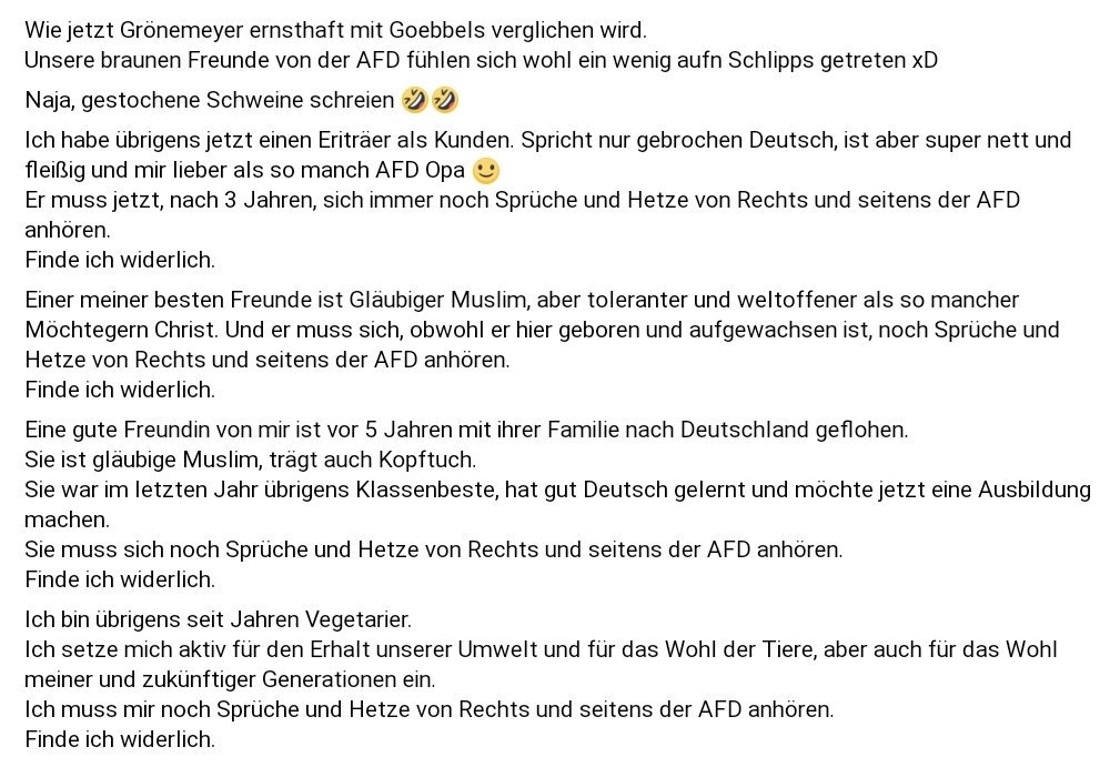 TickitXD's tweet photo. #Groenemeyer #groenemayer #groenemayer
Wem meine Meinung nicht passt, darf gerne blocken oder entfolgen 🤗 https://t.co/6Hx0BjOAUo