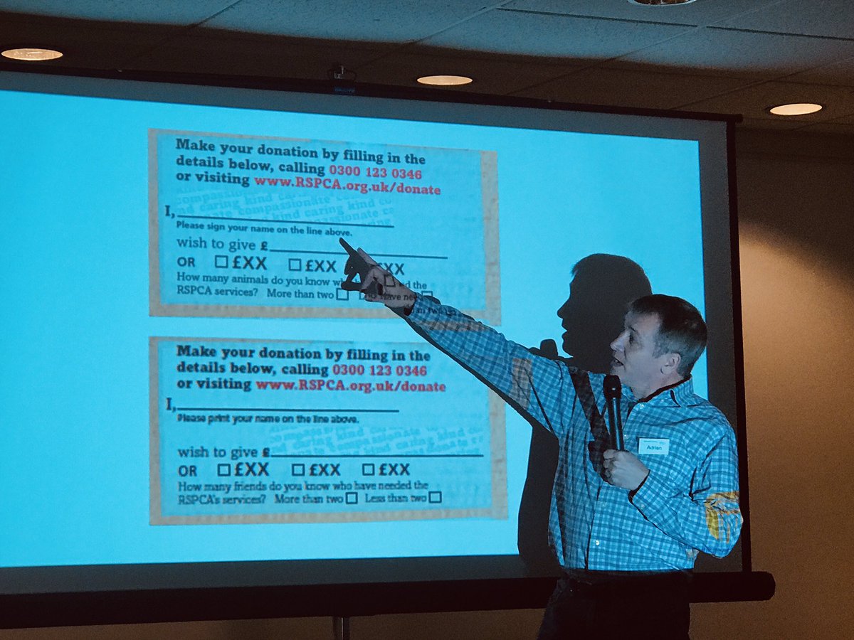 gocooper's tweet photo. Dr. Adrian Sargeant showing us the value of connecting to the donor’s identity (and ways to do it). #donorlove #fundraising #thinkdouble https://t.co/qRNtW4CVWK