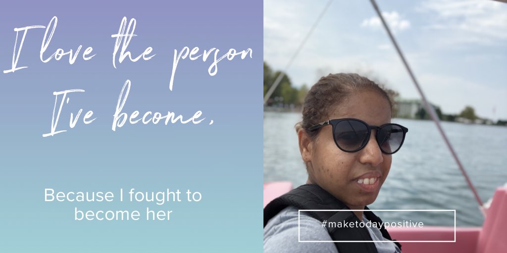 Shulab's tweet photo. I love the person I’ve become, Because I fought to become her.
#quoteoftheday #women #mentalhealth #maketodaypositive #womenempowerment https://t.co/Xk4Yz9DSes