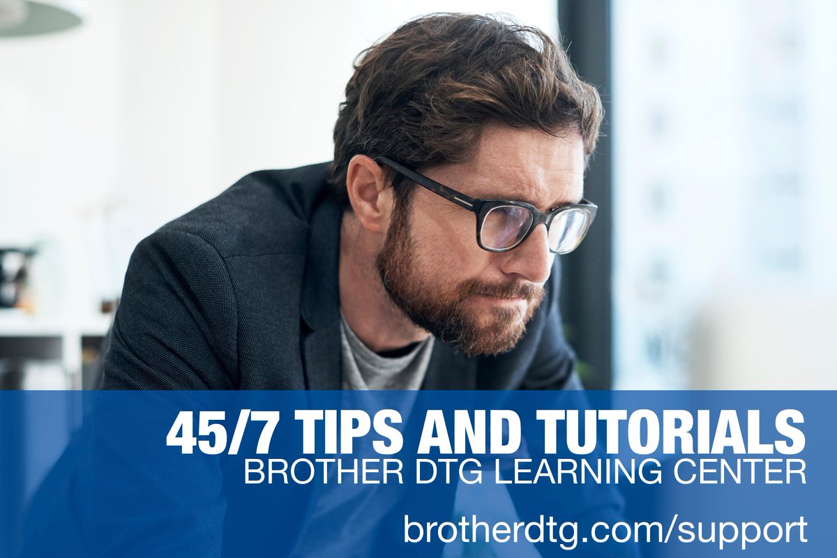 BrotherIndPrint's tweet image. We want to make as many resources as possible available to you, to help you succeed. That&apos;s why we&apos;ve provided the DTG Learning Center, with tutorials, videos, FAQs, and useful downloads, for all our DTG equipment, open 24/7. brotherdtg.com/support