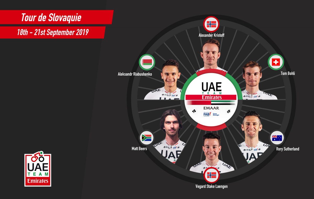 UAE Team Emirates bound for Tour de Slovaquie - UAE team Emirates buff.ly/2Ap2fFO
