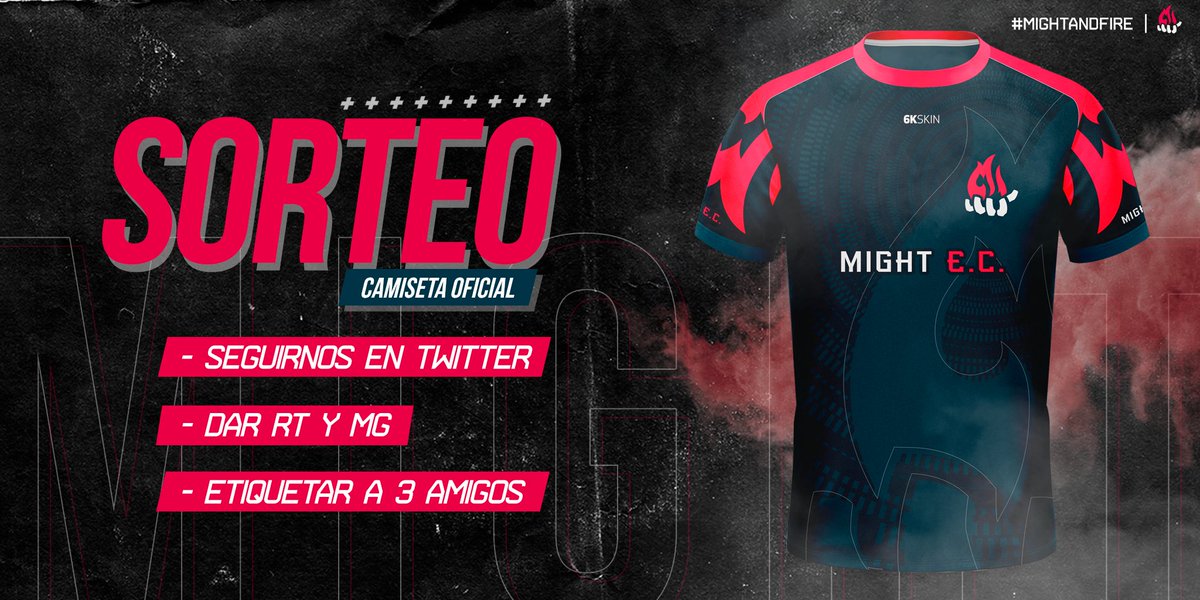 MighteSports_'s tweet photo. ¡HORA DE LA MAGIA! 🔥

SORTEAMOS UNA CAMISETA OFICIAL DEL CLUB 👕

➡️ REQUISITOS:
✔ Seguir a @MighteSports_
✔ Mencionar a 3 amigos.
✔ RT &amp; MG

El Sorteo finaliza el 10/10/19 🕘

¡BUENA SUERTE! #MIGHTANDFIRE https://t.co/2VgPyIMEjH