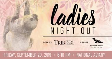 RedstartRoaster's tweet image. Relax and unwind at the @National_Aviary’s Ladies Night Out on September 20! Ladies (and gentlemen) are invited to a night of delectable fare, delightful drinks, beautiful birds, and luxurious prizes. Get your tickets at: buff.ly/318Uhwj.