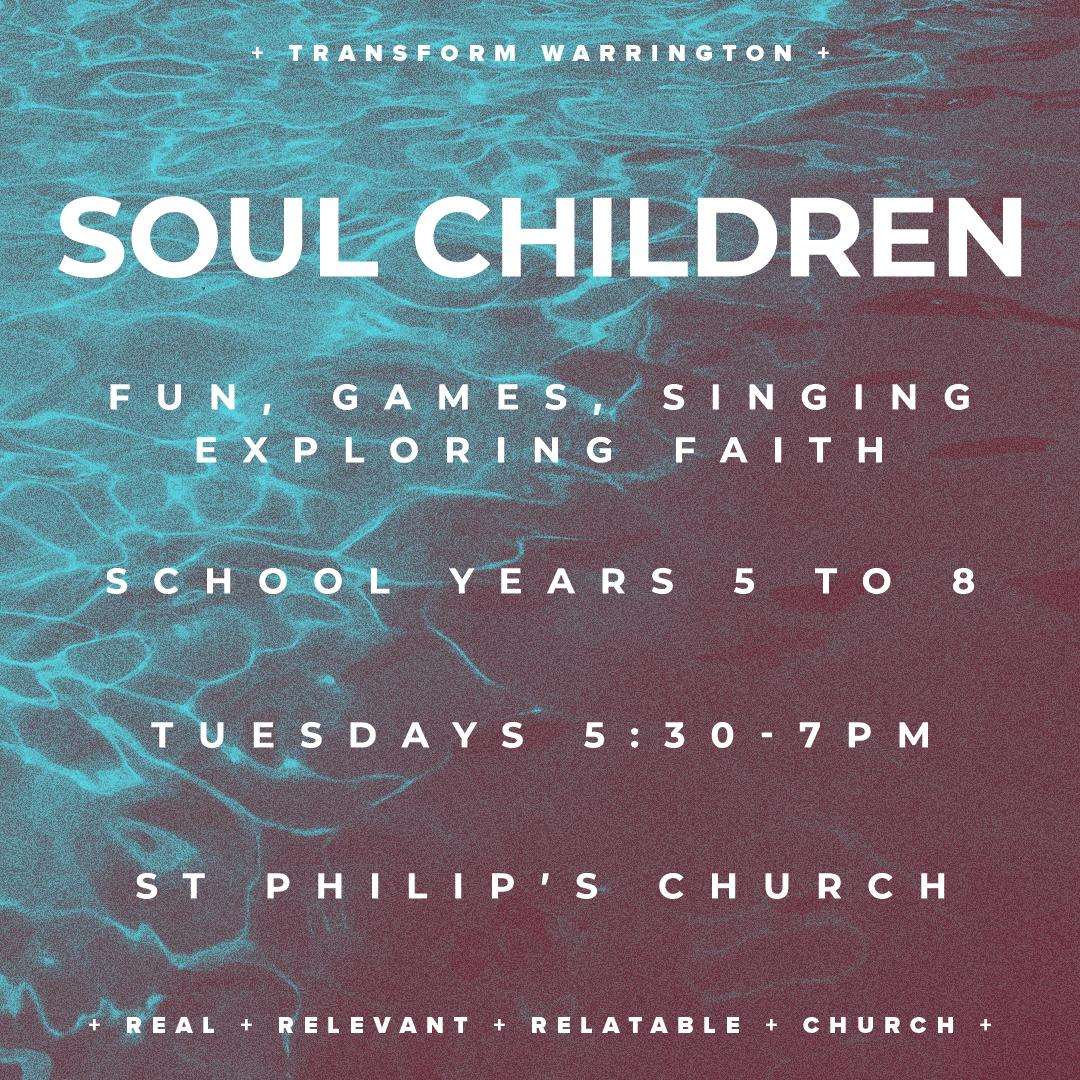 TransformNW's tweet image. In school years 5 to 8? Like singing? Soul Children is for you! Make sure you are there tomorrow night #warrington #singing #fun #games #youth #transformnw