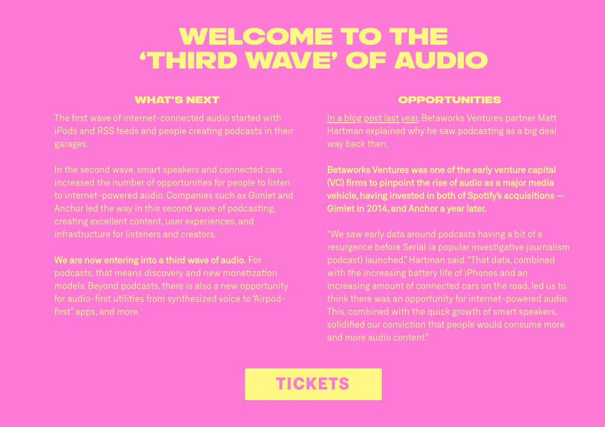 Just got my ticket for Render conf by  @betaworkstudios! Super excited to hear this lineup and topic (plus, club members get in free - check out membership: ) https://hearingvoices.splashthat.com/ "a new membership club for individuals looking to make a dent in the universe."