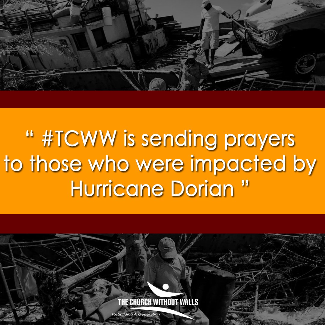 TCWWHouston's tweet photo. #TCWWFamily , let's continue to pray for the families and those impacted by #HurricaneDorian 🇧🇸 🙏🏿
"Therefore comfort each other and edify one another, just as you also are doing." Thessalonians 5:11
#PrayerStillWorks #PrayForBahamas #Bahamas #TCWW #IAMTCWW #BeEncouraged https://t.co/XGuVd1OqNO
