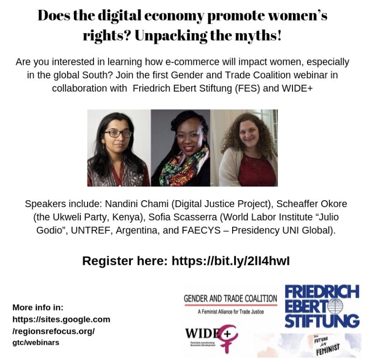 RESURJ's tweet photo. Check out this great webinar on  #ecommerce #digitaleconomy #data #dataextractivism Register here: https://t.co/LJBSKC1fKN https://t.co/shMmwvPHe7