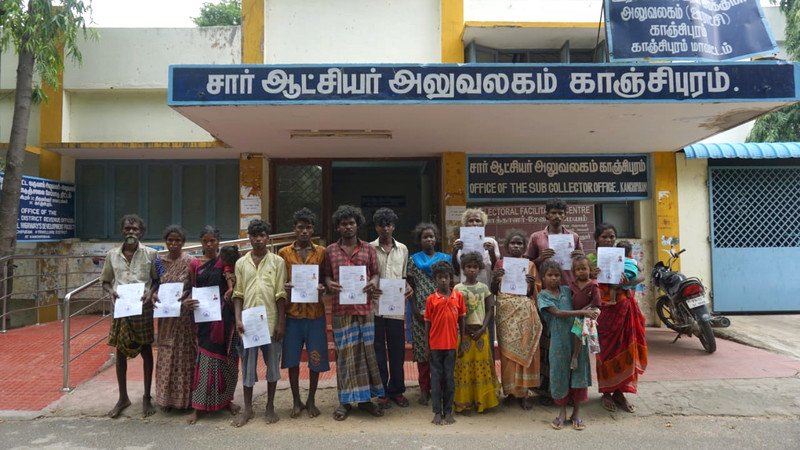IJMCanada's tweet photo. #BREAKING: 6 Families including 6 children are now free thanks to a brand-new One Stop Crisis Team recently launched in their home state of Tamil Nadu, India. 

Learn more about the rescue and the crisis team at
https://t.co/2EEtGHjYRP

#endslavery #untilallarefree https://t.co/MDqJs3VXp7