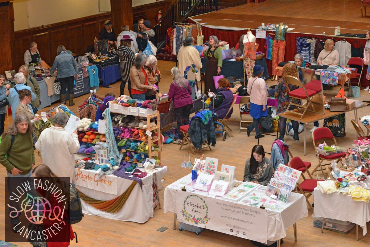 SlowFashionUK's tweet photo. 📣Calling all artisan crafters, makers and #sustainable movers &amp; shakers!

We still have some spaces left for stalls and workshops if you’re considering exhibiting at #SlowFashionLancaster next month.
 
Here’s how to book: https://t.co/YqZ3njT9qR https://t.co/UtuOf4dImR