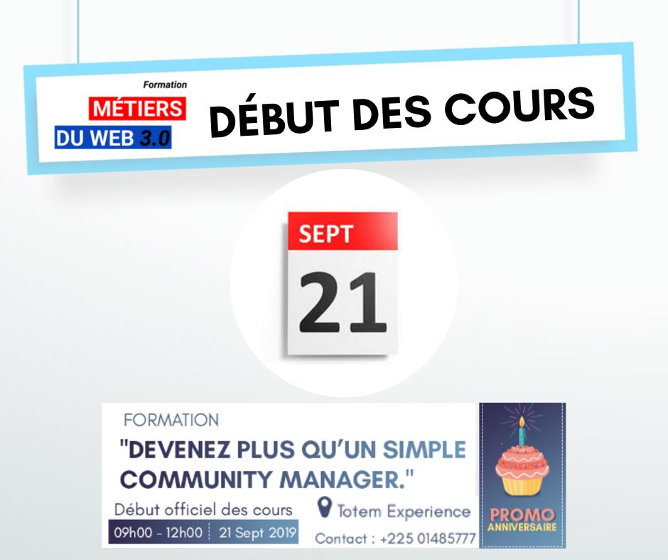 [ DÉBUT DES COURS - PROMOTION 4 ]
Nous avons hâte de débuter les cours avec la promo 4, le samedi 21 septembre 2019 dans les locaux de <a href="/TotemExperience/">Totem Experience</a> . #FormationMetiersDuWeb #CommunityManagement #socialmedia #SMM