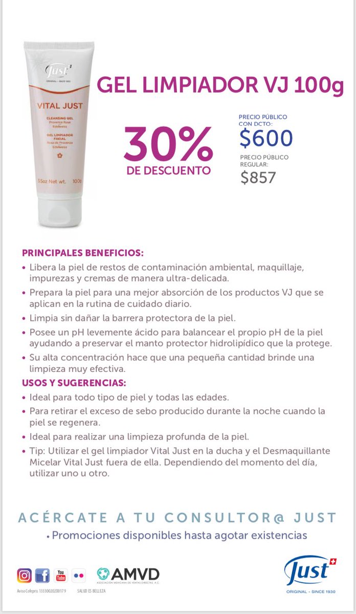 JustPromociones's tweet image. Estuvimos un poco desconectados de redes sociales, pero aquí les dejamos las nuevas promociones hasta el martes.
#InsectSpray #repelente de insectos 
Gel limpiador #VitalJust
Crema #SanActic 
#swissjust #just #swissjustmexico #aromaterapia #bienestar #hidroterapia #masaje
