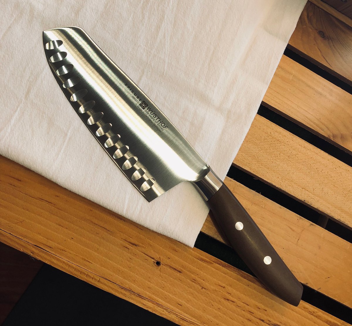 Limited number of this beautiful @wusthof Epicure 7” #Santuko!  On #SALE for 10 days only!  $119.99, normally $250!  What a #deal!? 
#knife #knifesale #epicure #gourmand #foodie <a href="/carytownrva/">Carytown Merchants</a> <a href="/MainStreetLex/">MainStreet Lexington</a> <a href="/DowntownRoanoke/">Downtown Roanoke, Inc.</a> <a href="/wluLex/">wluLex</a>