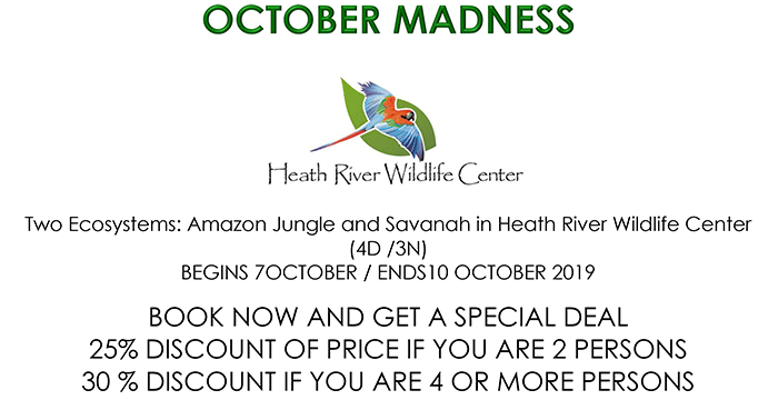 InkaNaturaperu's tweet image. #OctoberMadness #AmazonExperience #BigDeal #OnceInALifetimeOpportunity 
Mr Ben Jerrell comments on his trip to Heath River Wildlife Center bit.ly/302NxCB