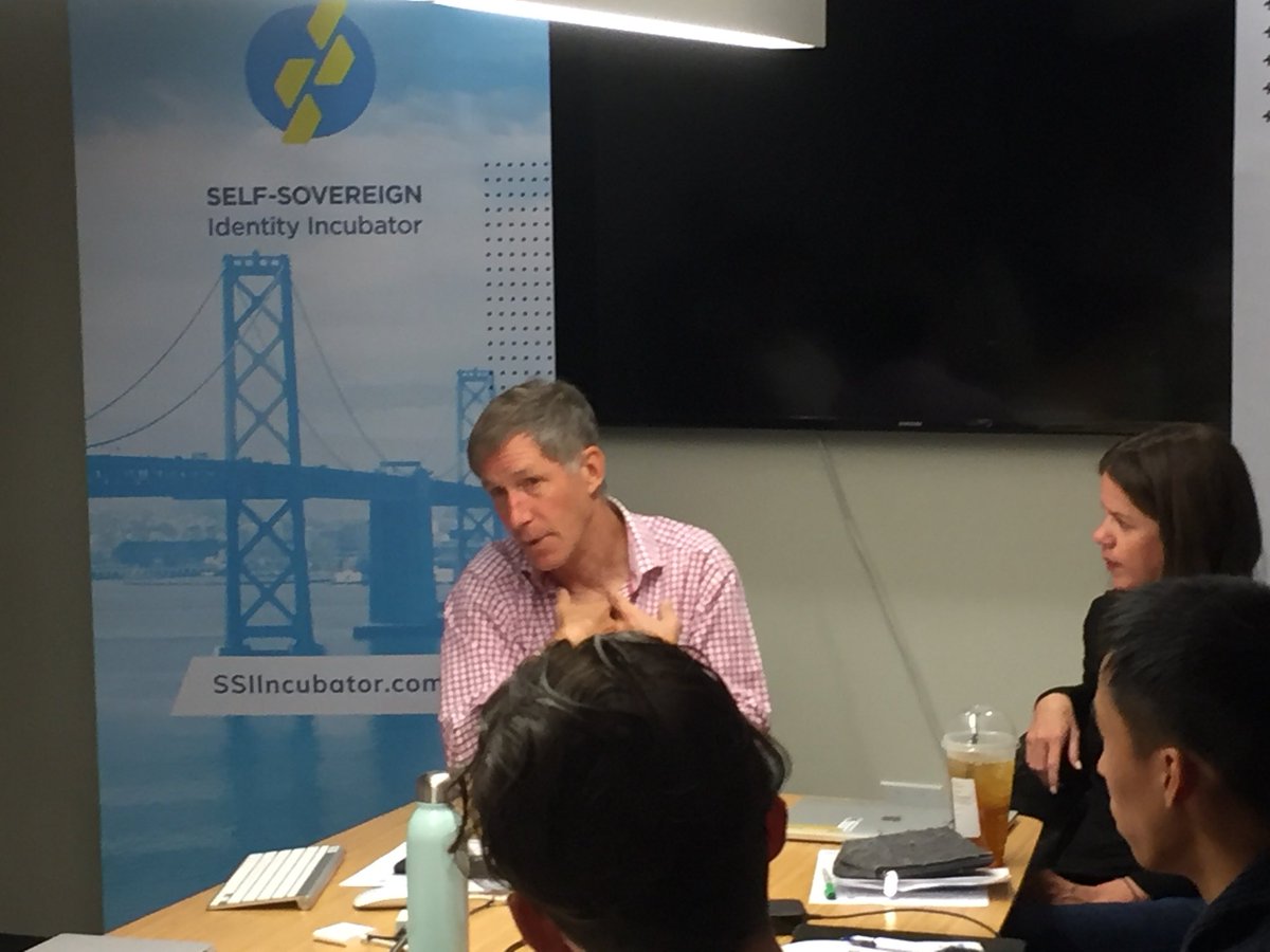 mayak's tweet photo. .@ssi_incubator @gregkidd is talking about #FutureOfIdentity #FutureOfSSI #InnovationOfSSI with @heathercdahl 😊 @gregkidd also compared with history of @twitter and #SSI at #SSII2019 https://t.co/mpC7Zq1GqR