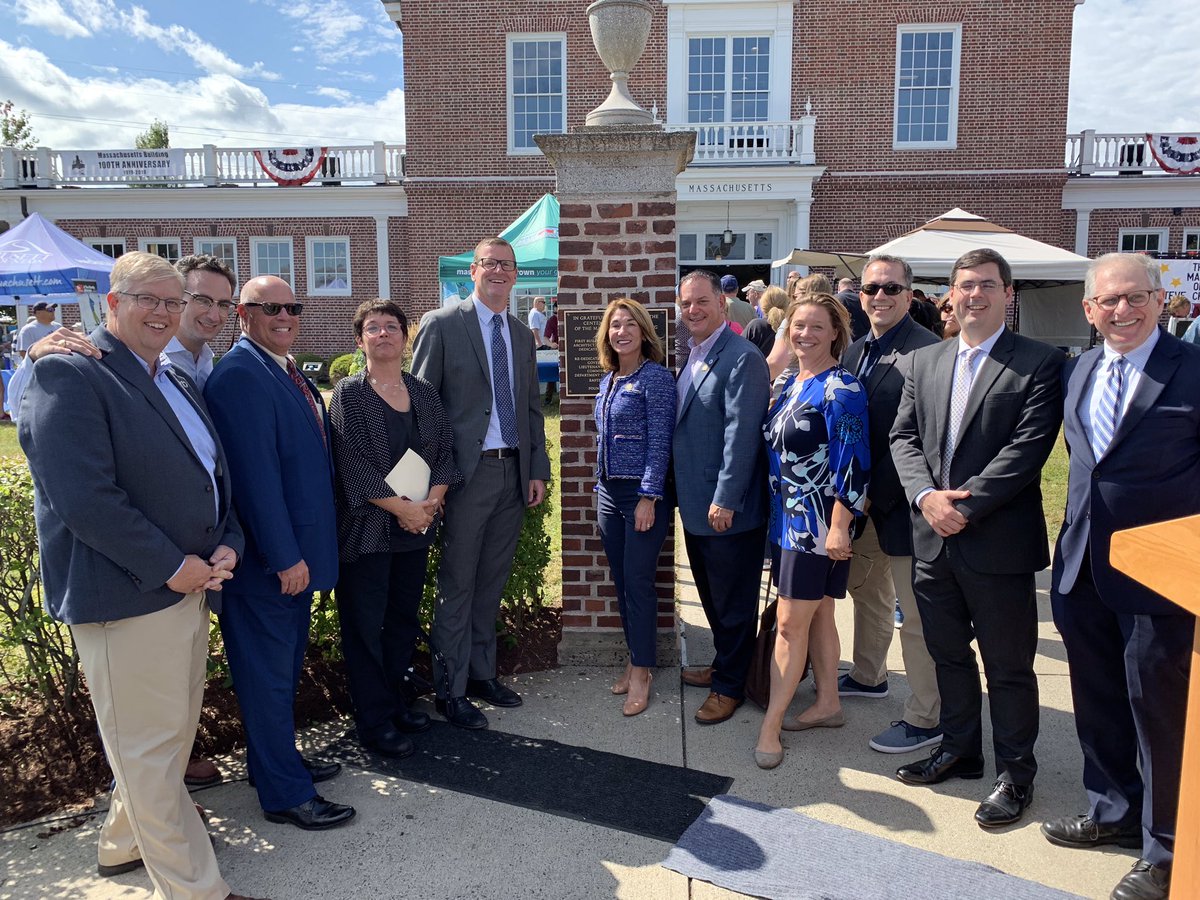 MALtGovArchive's tweet photo. Great to join local and state officials this morning to rededicate the Massachusetts Exposition Building at @TheBigEFair in honor of its 100th anniversary!

Built between 1918 and 1919, this special building showcases the best of MA agriculture, commerce + tourism. https://t.co/HRlSraAlhR