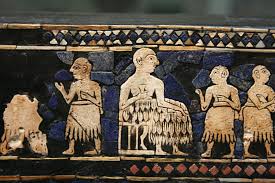 Shulgisumerian1's tweet photo. Kaunakes from Greek for"thick cloak"known as persis,was a woolen skirt or cloak which was worn during the #Sumerian_civilization was woven in a tufted pattern suggesting overlapping petals or feathers,either by sewing tufts onto the garment or by weaving loops into the fabric https://t.co/6EeaunmMpZ