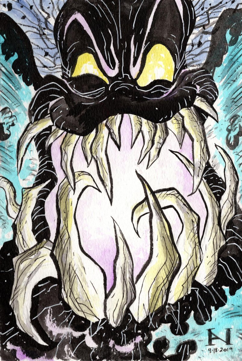 IanMillerComics's tweet photo. SOMETHING REAL #3 Indiegogo backer sketch #1 - The Boogeyman!
@srcomicbook #somethingreal #horror #comics #horrorcomic #makecomics #watercolor #ink #sketch #drawing #illustration #indiegogo #kickstarter #boogeyman #monster #evil #spirit #nightmare #demon https://t.co/eIjairuDc1