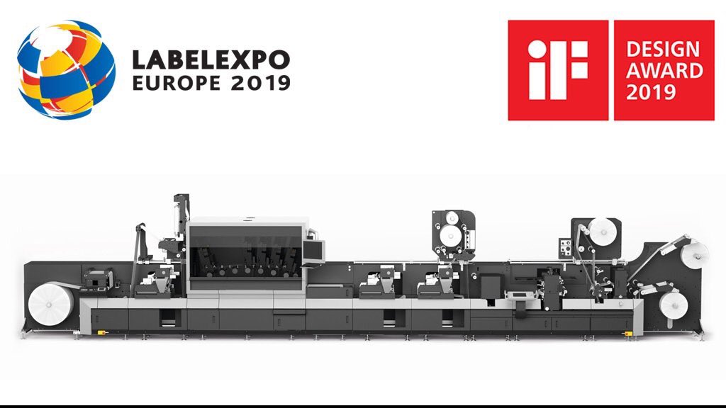 CanonBusinessFR's tweet photo. Récompensée par #iFDesignAward2019son pour son design exceptionnel, l'Océ #LabelStream 4000 n'est pas seulement la presse d'étiquettes numérique la plus productive du marché, c'est aussi un design unique ! 1ère mondiale à #Labelexpo 2019, du 24 au 27/09 à Bruxelles. https://t.co/efGvOycVB0