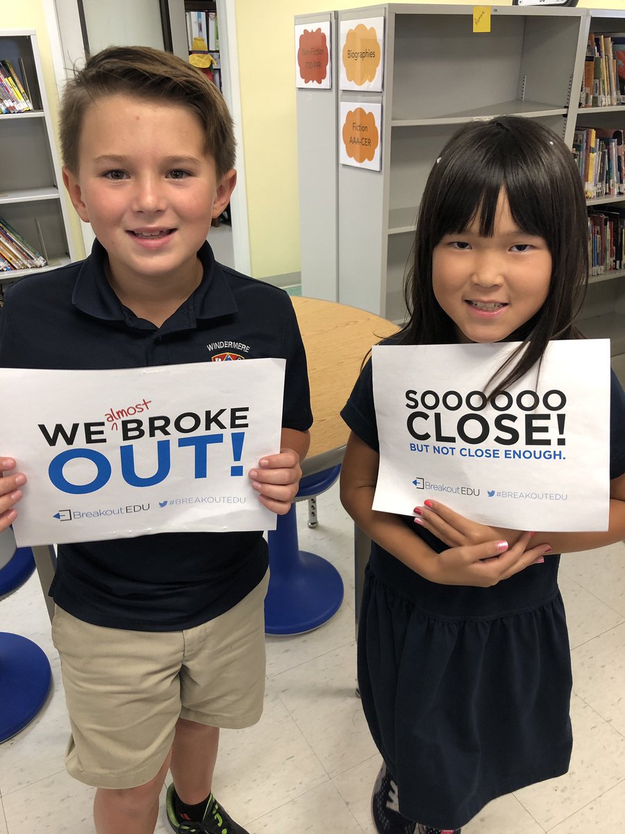 WPS_Innovation's tweet photo. 3rd grade’s first experience with a digital breakout! Some broke out and some almost did, but what a great experience! @WPS_Lakers  @breakoutEDU #collaboration https://t.co/chIGjEmZsR