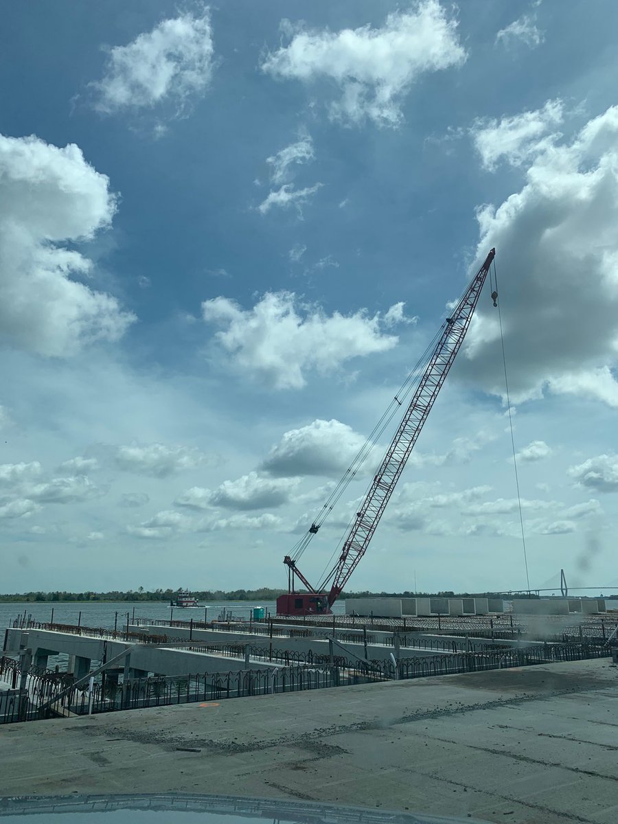BarbaraLMelvin's tweet image. Beautiful day as we continue construction of Phase 1 Leatherman Terminal ⁦@SCPorts⁩ #greatprogress #March2021