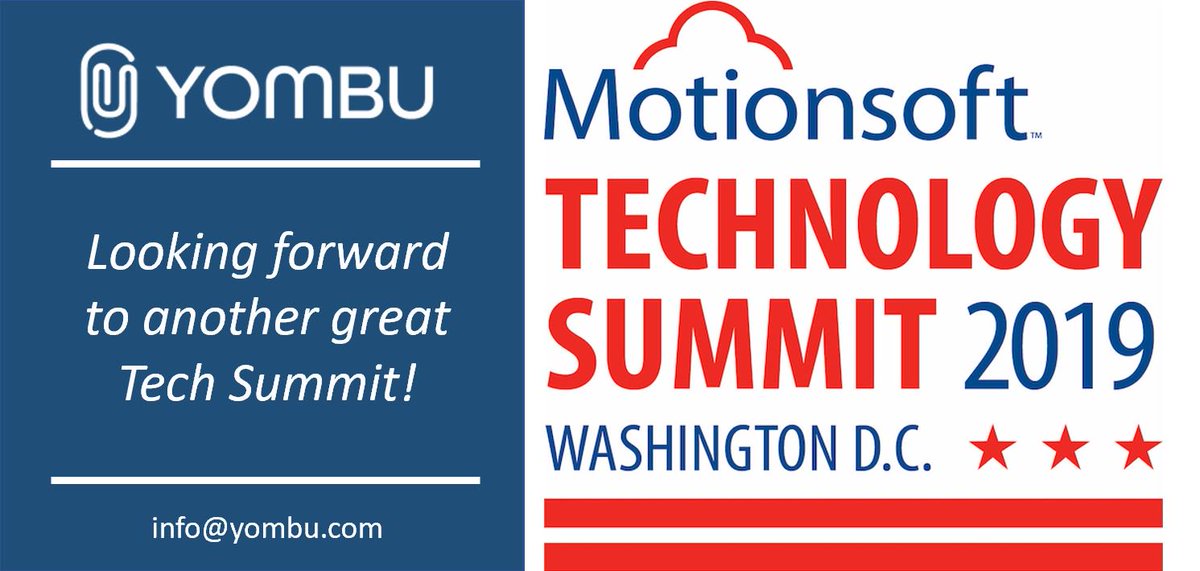 The Yombu team is excited to attend the Motionsoft Tech Summit this week!

#yombu #motionsoft #fitnessindustry #gopaperless