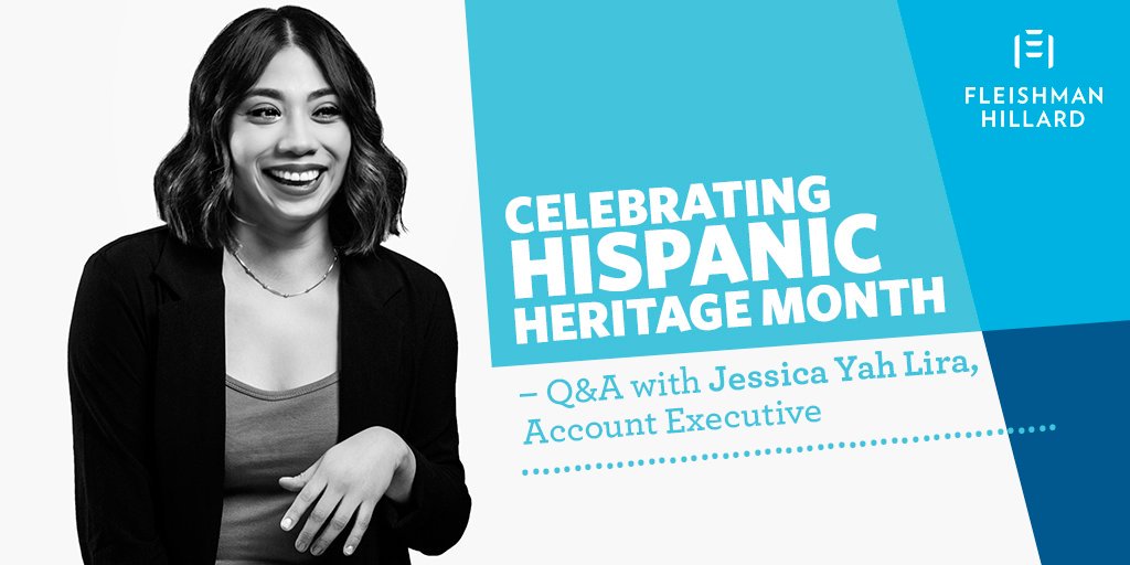 Fleishman's tweet photo. We believe in the power of perspectives. In celebration of #HispanicHeritageMonth, our own @Jess_YahLira shares what her heritage means to her here: https://t.co/OWm8J8kSOH https://t.co/bVoVZvKeDr